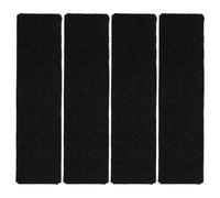 Tapis Antidérapants pour Escaliers Extérieurs, 30x8 Pouces | Polyester Texturé, Surface Évacuant L’eau, Installation sans Colle, pour Béton, Terrasses, Entrées Familiales en Hiver