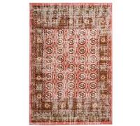 Tapis Antique Floral à Poils Courts "Ariya" Rouge 120 x 170 cm Rouge G