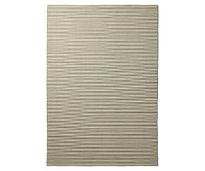 Tapis Ardelia en fibres synthétiques, vert et beige, 160 x 230 cm