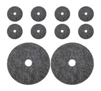 Tapis Barrière Anti-racines Non Tissé Rond pour Plantes en Pot | Tissu Respirant et Absorbant, Couverture Réutilisable, Aide à Limiter les Mauvaises Herbes, L’excès D’eau Sécheresse