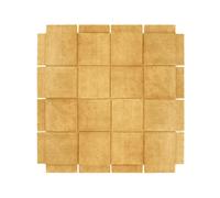 Tapis Basket Design House Stockholm 245x245 Jaune Ocre