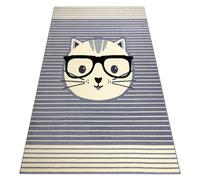 Tapis BCF FLASH Cat 3999 - Chat gris 160x220 cm