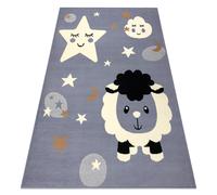 Tapis BCF FLASH Sheep 4000 - mouton gris 160x220 cm