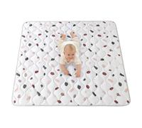 Tapis Bebe Carré Matelassé Confetti Multicolore 100X100