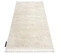 Tapis BERBER 9000 crème Franges berbère marocain shaggy 120x170 cm