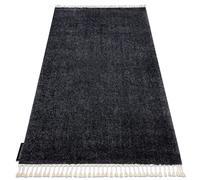Tapis BERBER 9000 gris Franges berbère marocain shaggy 80x150 cm
