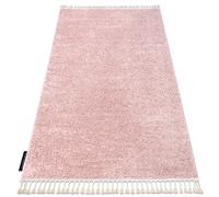 Tapis BERBER 9000 rose Franges berbère marocain shaggy 180x270 cm