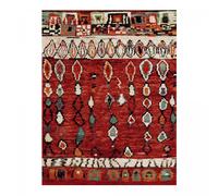 Tapis berbère 120x170 tissé motifs tribaux MO 75 rouge
