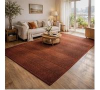 Tapis berbère 240x330 tissé motif ethnic LYN1 CHILA rouge