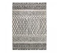 Tapis berbère 280x380 tissé motifs tribaux LYN8 MABAL beige