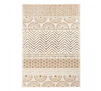 Tapis berbère 60x110 tissé motif ethnic LYN1 ORIENVAG crème
