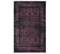 Tapis Berbere Boho - TESSO LIVING - Vintage - Rouge - 80x215 cm - Poils Courts Lavable
