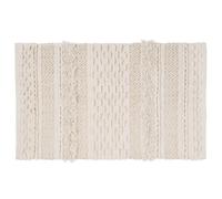 Tapis berbère en coton écru 60x90 60x90cm Beige