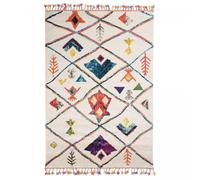 Tapis berbère style 280x380 blanc