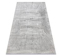 Tapis BLISS Z206AZ256 gris clair / gris - Lignes moderne structurel 80x150 cm