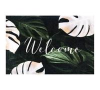 Tapis boston - IDMAT - 50 x 80 cm - Jungle welcome - Fibres 100% polyamide - Impression encre sublimation