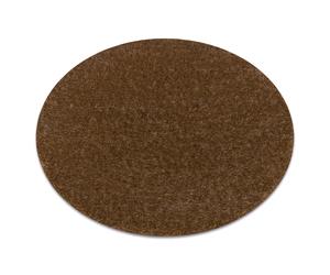 Tapis BUENOS cercle 6650 shaggy uni couleur unique beige cercle 150 cm
