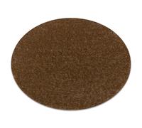 Tapis BUENOS cercle 6650 shaggy uni couleur unique beige cercle 80 cm