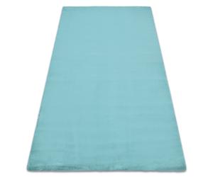 Tapis BUNNY aqua bleu IMITATION DE FOURRURE DE LAPIN 120x170 cm