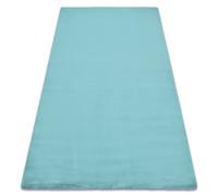 Tapis BUNNY aqua bleu IMITATION DE FOURRURE DE LAPIN 180x270 cm