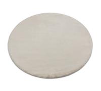 Tapis BUNNY cercle beige IMITATION DE FOURRURE DE LAPIN cercle 100 cm