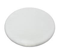 Tapis BUNNY cercle blanc IMITATION DE FOURRURE DE LAPIN cercle 140 cm