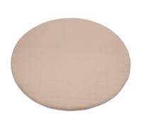 Tapis BUNNY cercle taupe beige IMITATION DE FOURRURE DE LAPIN cercle 100 cm