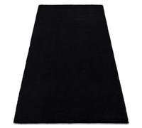 Tapis BUNNY noir IMITATION DE FOURRURE DE LAPIN 60x100 cm