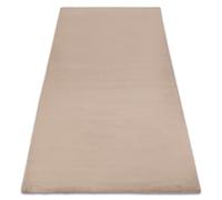 Tapis BUNNY taupe beige IMITATION DE FOURRURE DE LAPIN 200x290 cm
