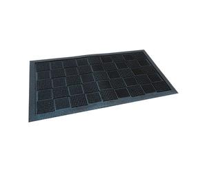 Tapis caoutchouc gratte pieds à picots noir 70 x 40 cm