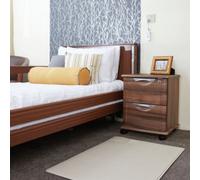 Tapis capteur Telemat avec récepteur ELDAT RCP24 : tapis anti-chute, tapis sonnette sans fil, tapis d'alarme pour les personnes âgées présentant un risque de chute ou de fugue en cas de démence.