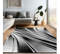 Tapis - CARPETTEX - PARMA 9210 - Moderne - Noir - 200 x 290 cm - Poil court