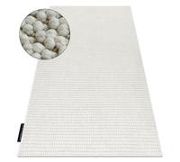 Tapis CASABLANCA LOOP blanc bou oux 200x200 cm