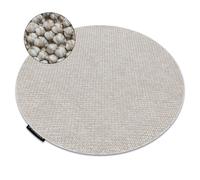 Tapis CASABLANCA LOOP cercle beige bou oux cercle 150 cm