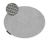 Tapis CASABLANCA LOOP cercle gris clair bou oux cercle 200 cm