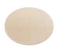 TAPIS cercle SEDUCTION crème 34 doux, durable, chambre, hôtel cercle 100 cm