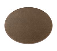 TAPIS cercle SEDUCTION marron 46 doux durable chambre hôtel cercle 150 cm