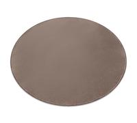 TAPIS cercle SEDUCTION taupe 49 doux durable chambre hôtel cercle 133 cm