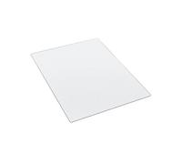 Tapis chaise bureau transparent 122x91cm, rectangulaire. Antidérapant, facile à nettoyer.