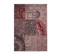 tapis chambre 60x110 tissé gris rectangle motif baroque LYN1 NYBRO