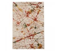 tapis chambre 80x150 tissé multicolore rectangle motif ethnique ABTRACT
