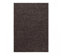 tapis chambre 80x250 tissé marron rectangle motif uni SAKRDA