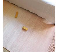Tapis coton kirthy nude rose par nattiot