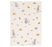 Tapis Chambre Enfant Petit Singes Little Wild Monkey Multicolore 120X170