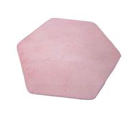 Tapis chambre enfant ultra doux hexagonal rose tente princesse décoration intérieure