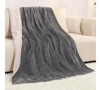 Tapis chauffant électrique pour sol, 150x80 cm - 3 niveaux de température - Arrêt automatique - Blanc