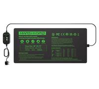 Tapis chauffant germination pour semis - Avec thermostat - 122 x 52 cm - Étanche IP67