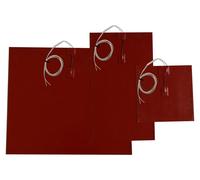 tapis chauffant silicone 500 watts 30x24cm autocollant, avec limiteur de température - chauffage du lit d'impression imprimante 3D, plaque chauffante, industrie, recherche