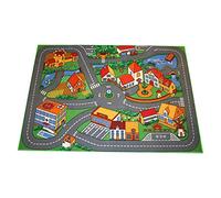 Tapis circuit de jeu - petite ville - 95 x 133 cm
