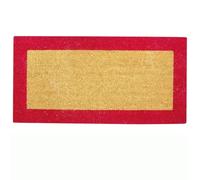 Tapis Coco Bicolore Rouge 40x80cm